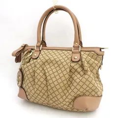 極美品■グッチ ディアマンテ スーキー ハンドバッグ キャンバス クレストロゴ GUCCI - グッチ ディアマンテ スーキー ハンドバッグ ショルダー