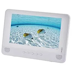 【中古-非常に良い】 山善 キュリオム 地デジ対応 9インチ 防水 ポータブルDVDプレーヤー ホワイト TPD-L90FW (W)のサムネイル