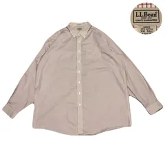 L.L.Bean LLBean エルエルビーン BDShirt BDシャツ ボタンダウンシャツ CheckPattern チェック柄 LongSleeve 長袖 Oversized オーバーサイズ Cotton コットン Bordeaux ボルドー XXLのサムネイル