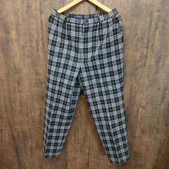 M721◆BURBERRY GOLF パンツ ノヴァチェック ブラック サイズ13 股下約65㎝◆