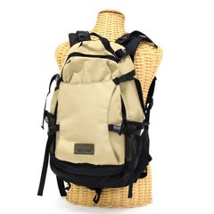 ポールスミス Paul smith バックパック ナイロン / キャンバス リュックサック デイパック かばん バッグ メンズ カーキ 正規品 中古 mbl16015