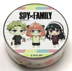 [중고] 스티커 스티커 포저가 마스킹 테이프 [SPY × FAMILY × 극락탕 · RAKU SPA 휴일 EXTRA MISSION 목욕에서 사이좋게 가족을 어필하라]