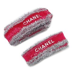 シャネル リボン 2本セット ブランドリボン ギフト プレゼント ラッピング 包装 ロゴ レッド 赤 幅2cm CHANEL 【ブランド付属品】【メール便】(ec)
