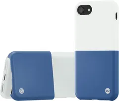 I348293 campino iPhone SE 3 第3世代 第2世代 iPhone 8 / 7 ケース OLE stand ーU スタンド機能 耐衝撃 レンズ保護 背面 フラット 動画 マット フロスティー ブルー × インディゴ ブルー 青