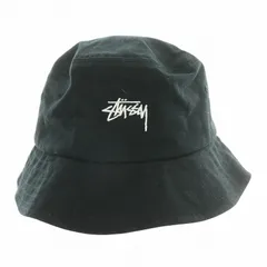 ステューシー STUSSY バケットハット 帽子 ロゴ刺繍 S M 黒 ブラック 2917 /MW ■GY18のサムネイル