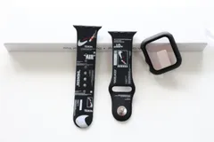 アップルウォッチバンド Apple Watch ベルト ラバーバンド BLACKバンド ケースセット　ブラック