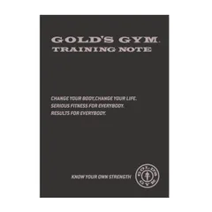 新品 トレーニングノートA5サイズ104日分 GYM) ゴールドジム(GOLD'S
