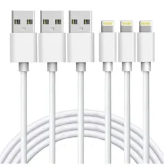 ★iPhone 充電ケーブル ライトニングケーブル【2M 3本 正規MFi認証品】純正品質 充電器 ケーブル 2.4A急速充電 USB 充電コード 高速データ転送 断線防止 高耐久 iPhone