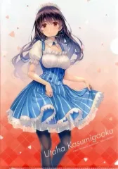 冴えない彼女の育てかた　霞ヶ丘詩羽　等身大タペストリー　ローソン　コラボ 冴えない彼女の育てかた Fine 描き下ろしイラスト 霞ヶ丘詩羽 夏