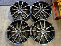 【2502033】BROCKEN DS510 17インチ 7J +45 PCD100 4H 67mm アクア ヤリス ライズ ヴィッツ フィット スイフト ノート デミオ MAZDA2 ロードスター ロッキー 等