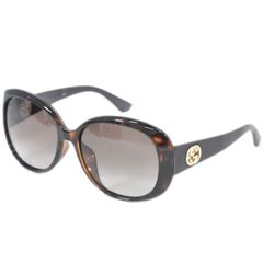 本物 グッチ GUCCI インターロッキングG べっ甲柄 サングラス プラスチック ラバー ブラウン GG3794/S/F 眼鏡 メガネ 服飾小物 中古 【フォロー割】