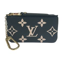 極美品 ルイヴィトン モノグラムアンプラント ポシェットクレ M80885 ノワール 黒 バイカラー コインケース LOUIS VUITTON ♯0203010278