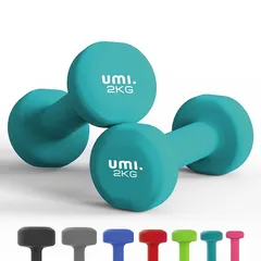 ダンベル 2kg 2個セット 筋トレ ダンベル ?? ウエイト カラー ダンベル 鉄アレイ dumbbell (グリーン) 1