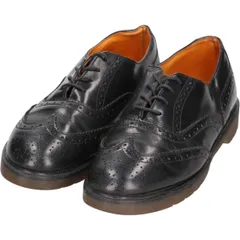 古着 ドクターマーチン Dr.Martens ウイングチップ フルブローグ 3ホールシューズ 英国製 6 レディース25.0cm相当/saa013859