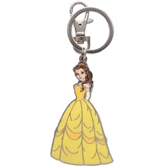 ディズニー プリンセス  美女と野獣 ベル カラー メタルタイプ キーホルダー Disney Princess Belle Colored Pewter Keyring