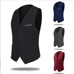 スーツ ベスト メンズ フォーマル メンズ ベスト スリム 男性 ベスト Vネック ビジネス メンズ ベスト ジレ ベスト オフィス ベスト ジレzuoer01