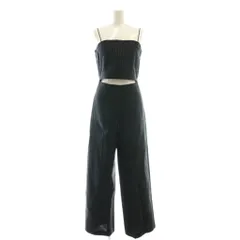 エストネーション ESTNATION 24AW ドライワッシャーコンビネゾン オールインワン サロペット ストライプ 36 紺 ネイビー /AT ■OS