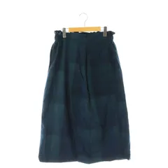 パドカレ pas de calais コットン リネン チェックスカート
