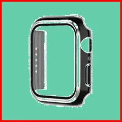 【即日発送】耐衝撃 全面保護 装着簡単 全面保護 ケース ケース ケース ケース アップルウォッチ アップルウォッチ 用カバー watch watch apple apple 二重構造 日本旭硝子材 42mm対応 3/2/1 3/2/1 ブラック＆シルバー W