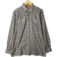 古着 70~80年代 リーバイス Levi's チェック柄 長袖 ウエスタンシャツ メンズXL相当/eaa575209