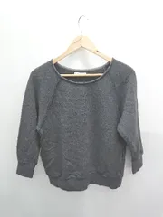 ◇ ⊇ BEAUTY & YOUTH コットン 長袖 トレーナー　カットソー サイズ表記なし ブラック レディース P  【1409250011597】