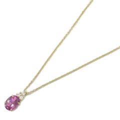 ティファニー TIFFANY＆CO ネックレス アメジスト ネックレス 首回40.5㎝ K18（イエローゴールド） ダイヤモンド アメジスト ネックレス レディース Used A