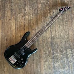 Aria 4弦 エレキベース ソフトケース付 スルーネック 鳥柄インレイ