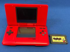 初代 ニンテンドー DS NINTENDO NTR-001 任天堂 レッド ゲーム機 本体 リズム天国　【A9/A071】