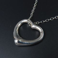 100952 TIFFANY&Co. ティファニー オープンハート エレサペレッティ アクセサリー 6.3g ネックレス