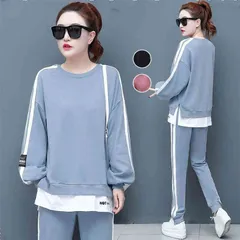 セットアップ ジャージパンツ スウェット 上下 サイドライン セットアップ 2点セット#lotus156534