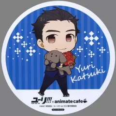 【中古】コースター(キャラクター) 勝生勇利(GPFver.) コースター 「ユーリ!!! on ICE×animatecafe」 ドリンク注文特典