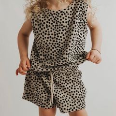 【Another Fox】Dot  Terry Towel Vest