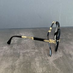 伊達メガネ 眼鏡 黒縁 サングラス ブラック ゴールド 黒金 メンズレディース ヴィンテージ おしゃれ個性的ヴィンテージ SPLAT-AスプラットクロムハーツDARLIN' BK 52風 スクエア ボストン ウェリントン 人気 大きめ 小顔効果 男性女性ギフト