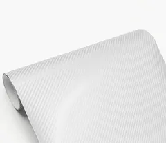 IlMondoMall 4D カーボンシート カーボンステッカー 4Dカーボン 200x035cm( シルバー,  200x035cm)