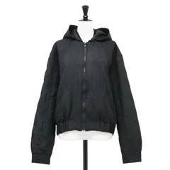 STUSSY ステューシー ジャケット ブラック 黒 サイズ:M / 総柄 キルティング フード ジャケット / ショート丈 長袖 ジップアップ 中綿 / アウター ブルゾン 上着【レディース】【中古】のサムネイル