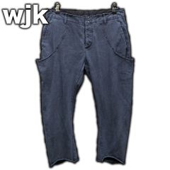 【wjk】 banana slim cropped  クロップド バナナカーゴパンツ Lサイズ/約84cm