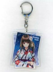 アマカノ　黒姫結灯　缶バッジアクリルキーホルダー アマカノ2＋ メロンブックス限定版 同梱特典 アクリルキーホルダー