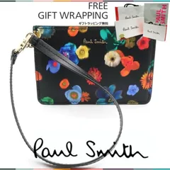 【国内正規品・新品】ポールスミス Paul Smith 定期入れ パスケース ID フローラルリバー レザー箱付 ギフト プレゼント PS3924