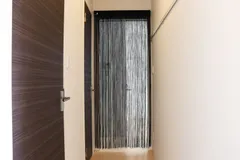 【匿名配送らくらくメルカリ便 全国送料無料】「ストリングカーテン ブラック」90x210cm ひも のれん ヒモスクリーン ロングサイズ 暖簾 家紋 目隠し ジブリ タぺストリー