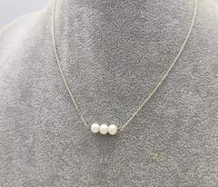 伊勢志摩英虞湾産あこや真珠 7.5-8mm パールネックレス 41-45cm - メルカリ