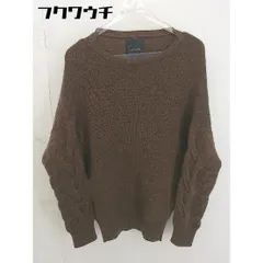 ◇ URBAN RESEARCH ROSSO ウール ニット セーター サイズfree ブラウン レディース  【中古】 【1201110001843】