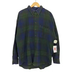 チャップスラルフローレン CHAPS RALPH LAUREN 90s チェック コットン ボタンダウンシャツ メンズ import：XL 