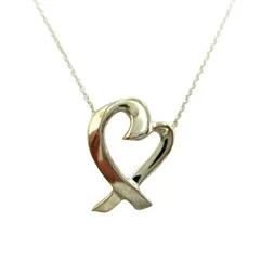 ティファニー Tiffany&Co. 美品 スターリング シルバー SV925 ラビングハート チェーン ネックレス