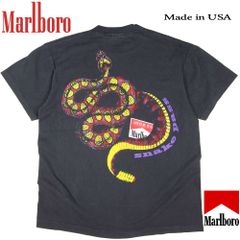 USA製 Marlboro マルボロ スネークパス ブラック 黒 L 山田蓮 - メルカリ