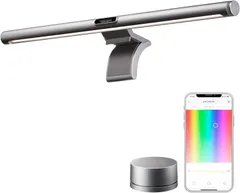 【Compatible with Alexa対応】 Yeelight LEDスクリーン ハンギングライト モニターライト 掛け式 デスクライト Razer Chroma対応 1600万色 バックライト ワイヤレスリモコン AIスピーカー