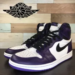 NIKE AIR JORDAN 1 ナイキ エア ジョーダン 1 レトロ 白 黒 紫 ホワイト ブラック パープル 28.5cm U10952 555088-500