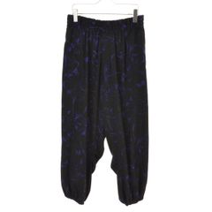 【Y'S】22AW YE-P47-930 キャット柄ルーズパンツ