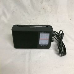 北見市発】ソニー SONY FM/AMラジオ ICF-506 2018年製 黒 ポータブル 