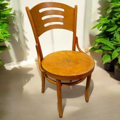 ポーランド製 ヴィンテージチェア ダイニングチェア ブラウン 一人掛け 椅子 チェア アンティーク