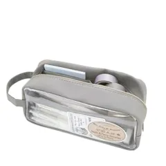 ☆ グレー ☆ 筆箱 ペンケース 痛ペンポーチ ペンポーチ 透明 ペンケース 筆箱 ふでばこ クリアペンケース 痛ペンケース クリア 大容量 筆入れ 推し活 コスメポーチ 中学生 高校生 小学生 おしゃれ ポーチ シンプル オシャレ 女の子 男の子